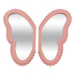 2 miroirs enfant papillon anna rose 37x19cm - atmosphera createur dinterieur 2 miroirs enfant papillon anna rose 37x19cm - atmosphera createur dinterieur