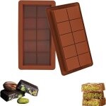 Moules à chocolat - non spécifié - silicone alimentaire - anti - adhérent - réutilisable - 2 pièces Moules à chocolat - non spécifié - silicone alimentaire - anti - adhérent - réutilisable - 2 pièces