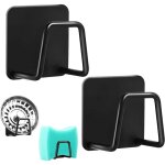 2 - pack 304 stainless steel self - adhesive sponge holders kitchen and bathroom sink storage organizer ...