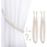 2 pack embrasses aux rideaux corde en cotonboucle de rideau draperie décorative en coton tressésattache ... 2 pack embrasses aux rideaux corde en cotonboucle de rideau draperie décorative en coton tressésattache ...