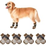 2 paires chaussette chien neige chaussettes pour chien chaussettes chien neige chaussette pour chien ...
