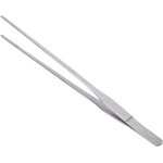 2 paires de pinces en acier inoxydable 27cm longues droites incurv�es avec une extr�mit� dentel�e de ...
