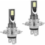 2 pcs ampoules h4 led de phare en bo�te voiture ampoule led 50w / 14000lm / ip68 etanche feux de brouillard ...