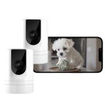 2 pcs camra surveillance 2. 4g wifi - interieur camra 1080p - vision nocturne infrarouge - dtection ...
