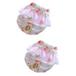 2 pcs chien physiologiques pantalon dreses chiot ventre couches culotte polyester