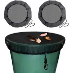 2 pcs filet pour citerne de pluie protection contre moustiques et feuilles r�glable avec cordon de serrage ...