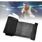 2 pcs filet de tennis de tr�tractable filet de ping - pong ajustable en polyester net de table tennis ...