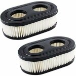 2 pcs filtre � air moteur pour 593260 4247 5432 5432k 09p702 �l�ments de filtre � air briggs et stratton ...