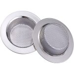2 pcs filtre �vier cuisine filtre � �vier en acier inoxydable filtre en m�tal bain lavabo filtre pour ...