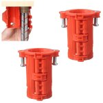 Accessoires robinet - yyv - fixation robinet - 2 pcs - diam�tre 32mm - couleur rouge