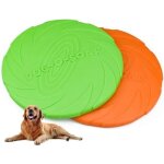 2 pcs frisbee jouet pour chiens 18 cm / 7 inch disque à lancer en caoutchouc résistant dressage de chiens ... 2 pcs frisbee jouet pour chiens 18 cm / 7 inch disque à lancer en caoutchouc résistant dressage de chiens ...