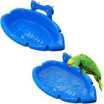 2 pcs oiseau baignoire bo�te de bain pour oiseaux bol de baignoire bird cage cockatiel perruche petit ...