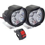 2 pcs phares moto led additionnels 12v anti brouillard avec interrupteur pour moto truck et scooter yyv ...