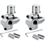 2 pcs valve de remplacement pour climatisation compatible avec les tuyaux de diamtre extrieur 1 / 4 ...