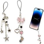 2 pendentifs y2k pour tlphone portablebreloques mignonnes pour tlphone portablebijoux de telephoneporte ...