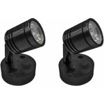 2 pices 12v led spot lampe de lecture murale lampe de chevet interrupteur rglable camping - car caravane ...