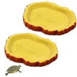 2 pices bol eau terrarium accessoire tortue reptile bol de nourriture terrarium bol de boisson bol eau ...