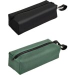 2 pices trousse outils trousse outils vide sacoche outil sangle et fermeture clairnoir et vert odipie ...