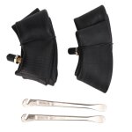 2 pi�ces 8. 5x2 pouces chambres � air 8 1 / 2x2 chambre � air de pneu � valve droite �paissie avec outil ...