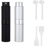 2 pieces 8ml vaporisateur vide de sac rechargeable atomiseur parfum recharge spray flacon de parfum (noir ...