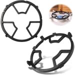 2 pi�ces anneau de support de wok pour gaziniere gaz en fonte anneau de wok pour cuisini�re � gaz supports ...