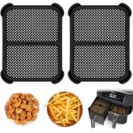 2 pices anti - claboussures accessoires pour air fryer ninjareusable air fryer accessoires compatible ...