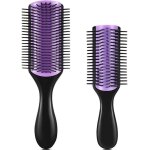 2 pices brosse  cheveux brosse cheveux boucls femme homme brushing crepus fins de anti casse noeuds ...