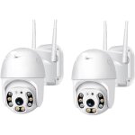 2 pièces caméra ptz wifi extérieur icsee - caméra sans fil intelligente avec zoom de vitesse pour sécurité ... 2 pièces caméra ptz wifi extérieur icsee - caméra sans fil intelligente avec zoom de vitesse pour sécurité ...