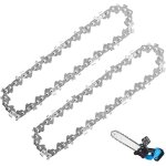 2 pi�ces cha�nes pour tron�onneuses saw cha�ne de la cha�ne de scie pour 4 pouces (4 1 / 4 - 043 - 28p) ...
