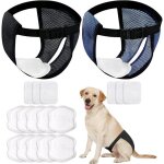 2 pi�ces culotte pour chiennes en chaleur avec 16 serviettes hygi�niques culotte menstruelle chien femelle ...