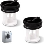 2 pi�ces filtres � charpie pour machine � laver tamis filtre universel anti - peluches remplacement durable ...