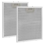 2 pi�ces filtre � graisse m�tallique pour hotte aspirante 320x260mmfiltre en maille accessoire hotte ...