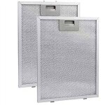2 pi�ces filtres de hotte cuisine filtre da�ration dextracteur en m�tallique 320x260mm hottes � graisse ...