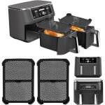 2 pièces grille anti projection pour air fryer ninja foodi af400eu&af451euréutilisable moule plat air ... 2 pièces grille anti projection pour air fryer ninja foodi af400eu&af451euréutilisable moule plat air ...