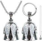 2 pi�ces guardian bell clochette v�lo moto cloche de moto guardian bell avec anneau suspendu bell guardian ...