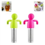 2 pi�ces - infuseur � th� en vrac - passoire � th� � mailles fines - boule filtrante en acier inoxydable ...