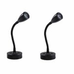 2 pi�ces lampes de lecture spot led 12v interrupteur r�glable lampe de chevet murale lumi�re int�rieure ...