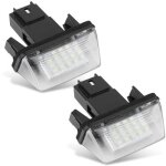 2 pi�ces lampe de plaque dimmatriculation de voiture � 18 del gauche et droite pour c3 2002 - 2009 / ...