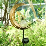 [2pcs]solaire exterieur jardin f�e decoration jardin exterieur - lampe de sol d�corative en m�tal imperm�able ...