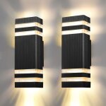 2 pièces led applique murale exterieur ip65 Étanche lampe luminaire mural exterieure moderne luminaire ... 2 pièces led applique murale exterieur ip65 Étanche lampe luminaire mural exterieure moderne luminaire ...