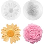 2 pices moules  bougies en siliconemoule bougie silicone 3d diymoule en silicone pivoine fleurmoule ...