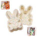 2 pi�ces - moule en forme de lapin de p�ques - moule � g�teau en forme de lapin - pour la cuisson de ...