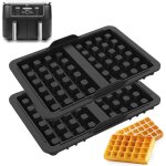 2 pièces moule À gaufres pour air fryer n - injamoule gaufre en silicone air fryer accessoires pour n ... 2 pièces moule À gaufres pour air fryer n - injamoule gaufre en silicone air fryer accessoires pour n ...