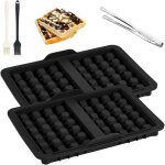 2 pièces moule gaufre air fryer pour ninja af400eu af451eu af500eu sl400eu dual basket moule silicone ... 2 pièces moule gaufre air fryer pour ninja af400eu af451eu af500eu sl400eu dual basket moule silicone ...