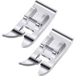 2 pièces pied de biche universel pour machine À coudre pied de couture droit pied zigzag accessoires ... 2 pièces pied de biche universel pour machine À coudre pied de couture droit pied zigzag accessoires ...