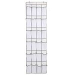 2 pices range chaussures  suspendre sur la porte sac de rangement suspendu avec 24 poches rangement ...