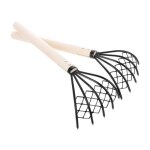 2 pi�ces r�teau � palourdes accessoires cultivateur m�tal pooper scooper maille net r�teau palourde creuser ...