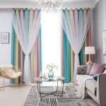 2 pièces - rideaux occultants à double épaisseur pour la chambre le salon avec étoiles ajourées en dégradé ... 2 pièces - rideaux occultants à double épaisseur pour la chambre le salon avec étoiles ajourées en dégradé ...