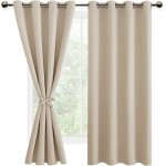 2 pi�ces rideaux occultants � oeillets pour chambres � coucher rideau thermique isolant anti chaud int�rieurs ...