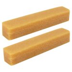 2 pi�ces s�ries b�ton de gomme de nettoyage pour bandes abrasives abrasives gomme en caoutchouc naturel ...